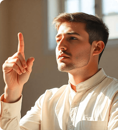 New Muslim making Shahada declaration - Embrace Islam with scholar guidance